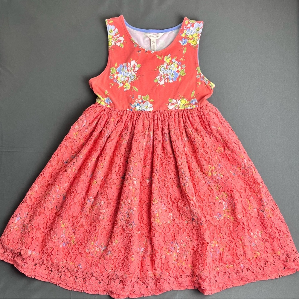 Matilda Jane Bouquets For Layla Girls Sleeveless Floral Dress Size 10